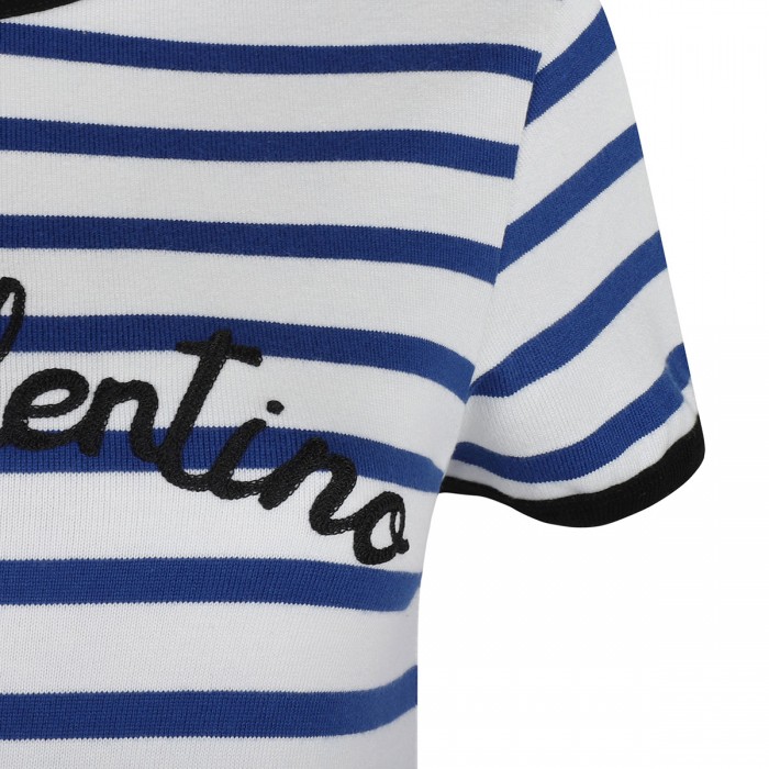 Striped cotton jersey T-shirt