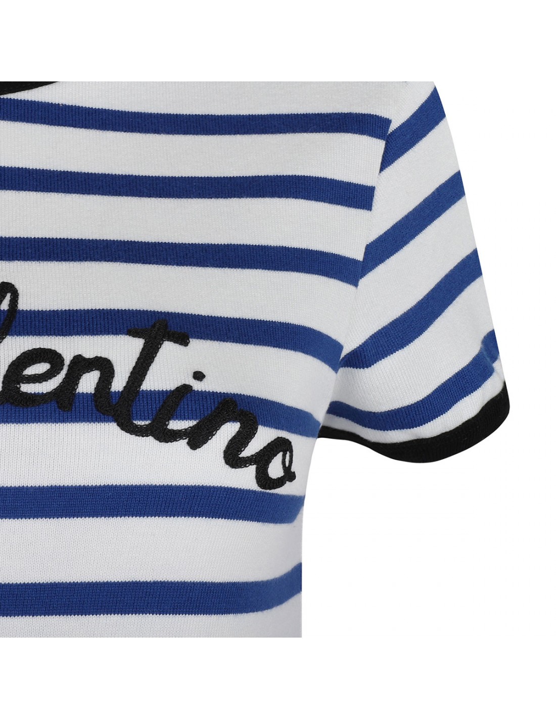 Striped cotton jersey T-shirt