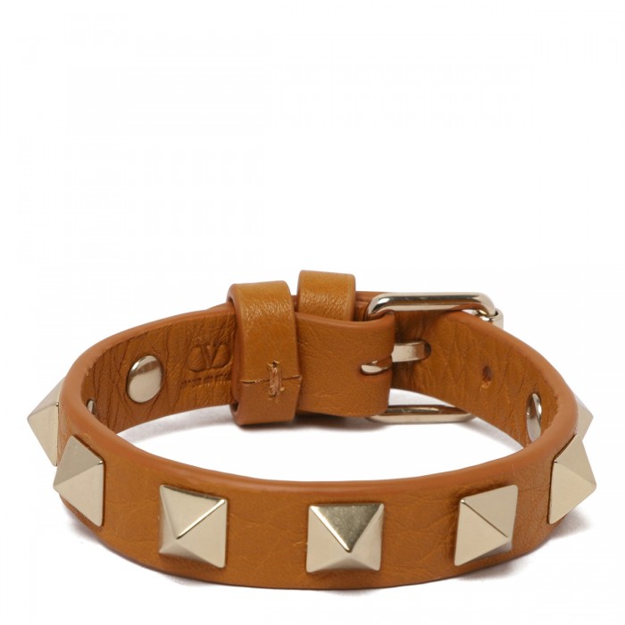 Rockstud leather bracelet