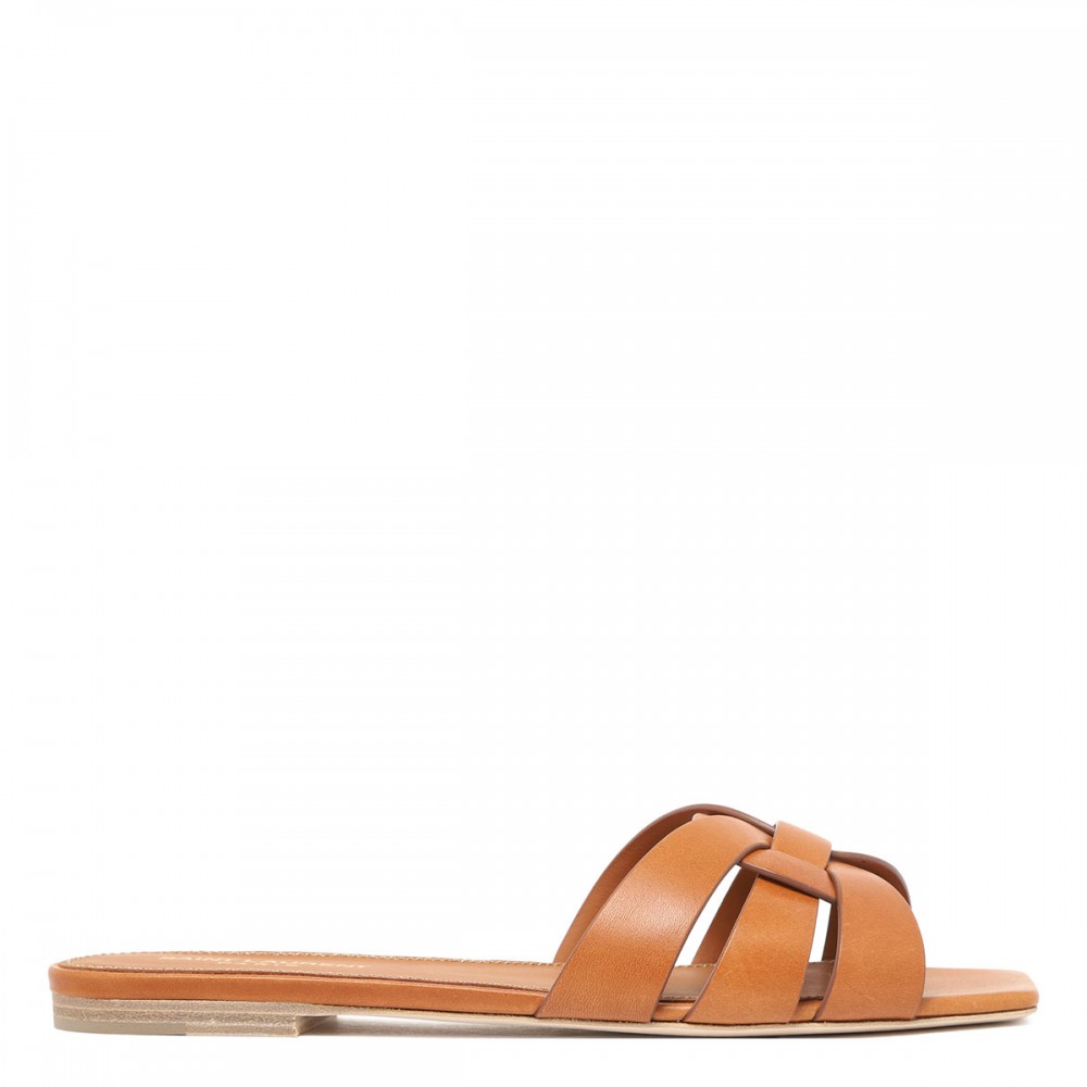 Tribute flat mule sandals