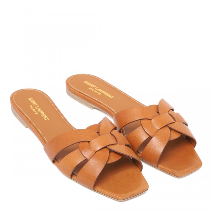 Tribute flat mule sandals