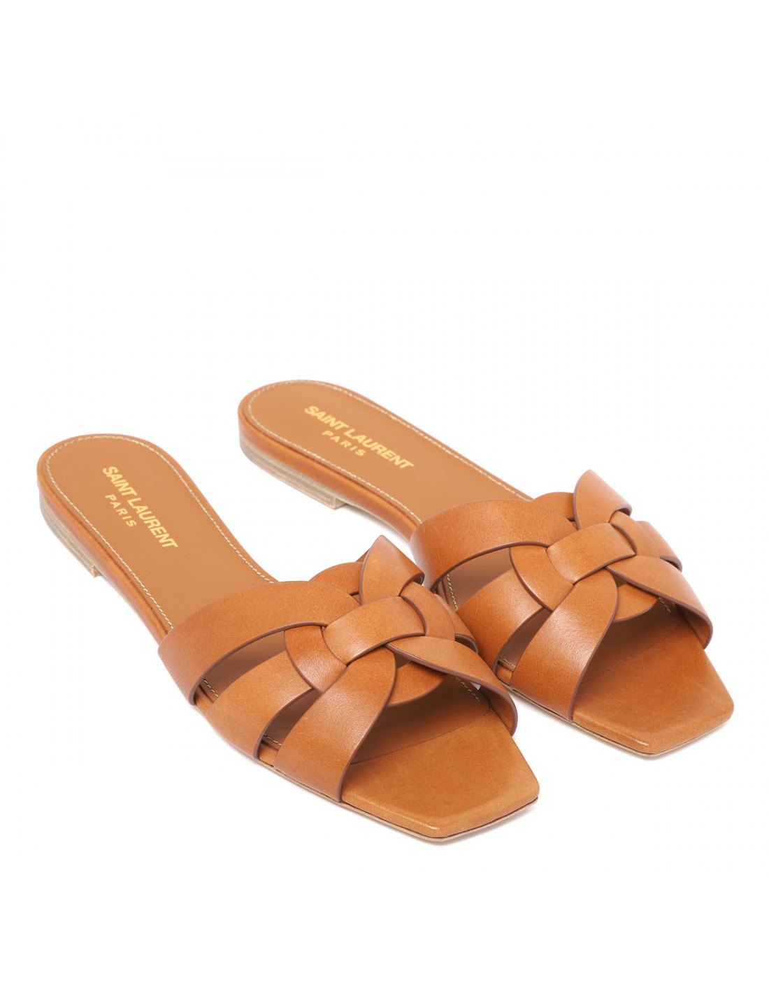 Tribute flat mule sandals