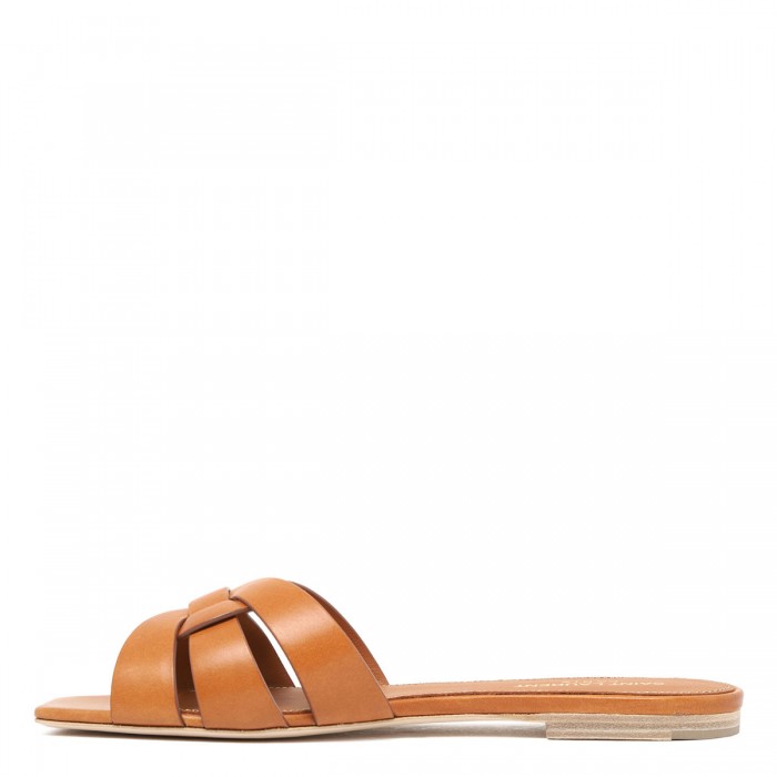 Tribute flat mule sandals