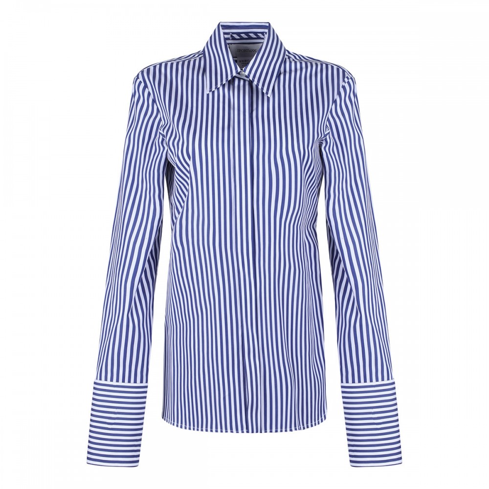 Conio striped poplin shirt