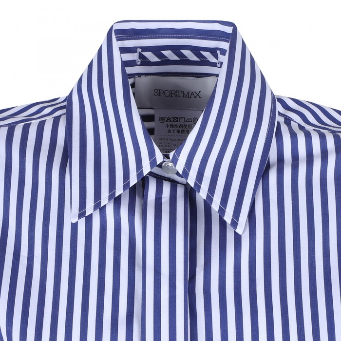 Conio striped poplin shirt