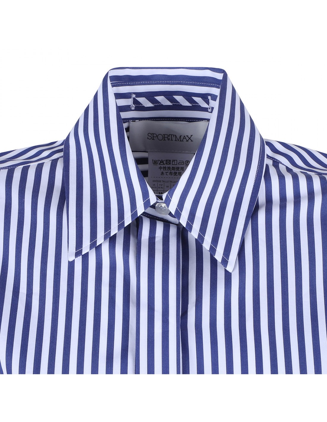 Conio striped poplin shirt