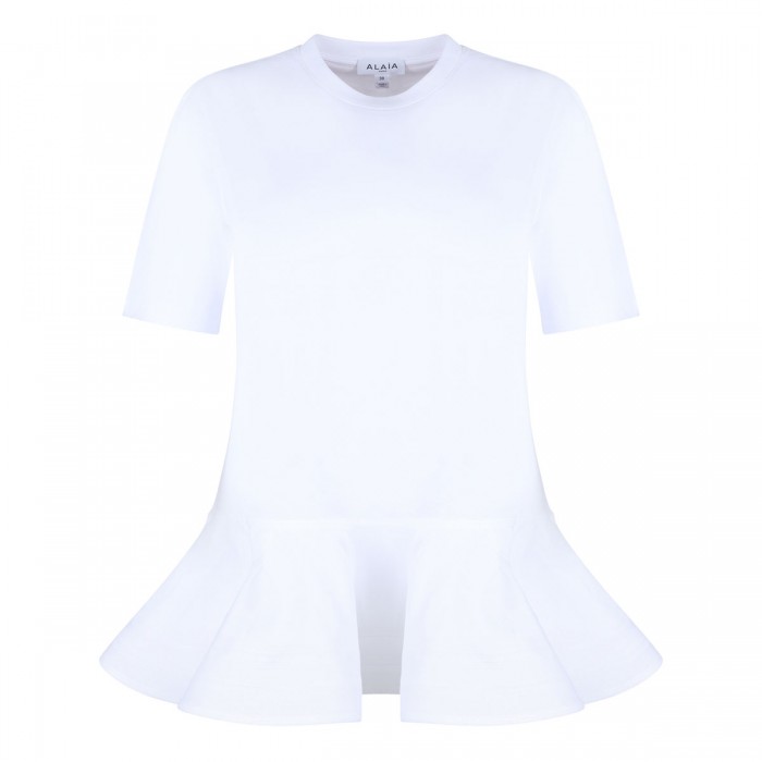 Peplum white T-Shirt