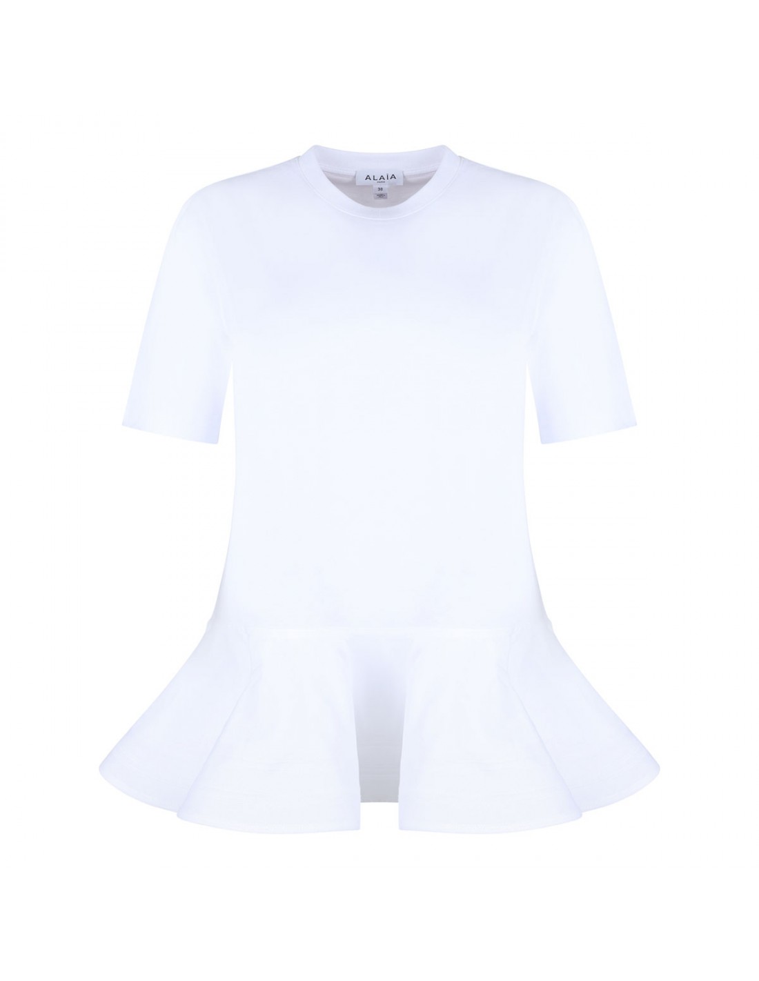 Peplum white T-Shirt