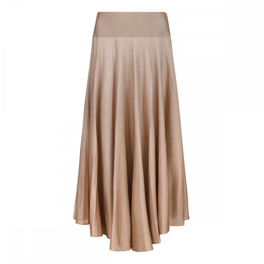 Beige maxi skirt