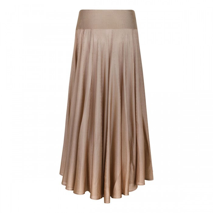 Beige maxi skirt