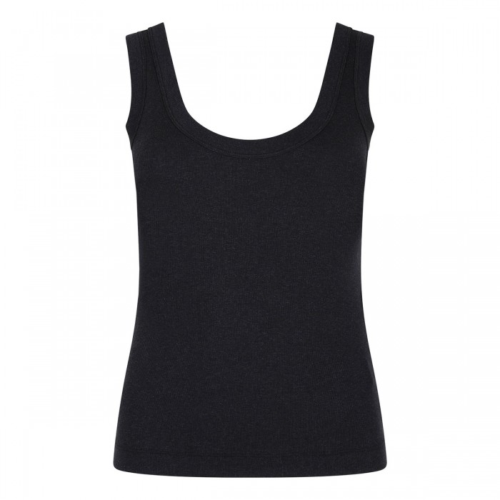 Ribbed jersey tank top