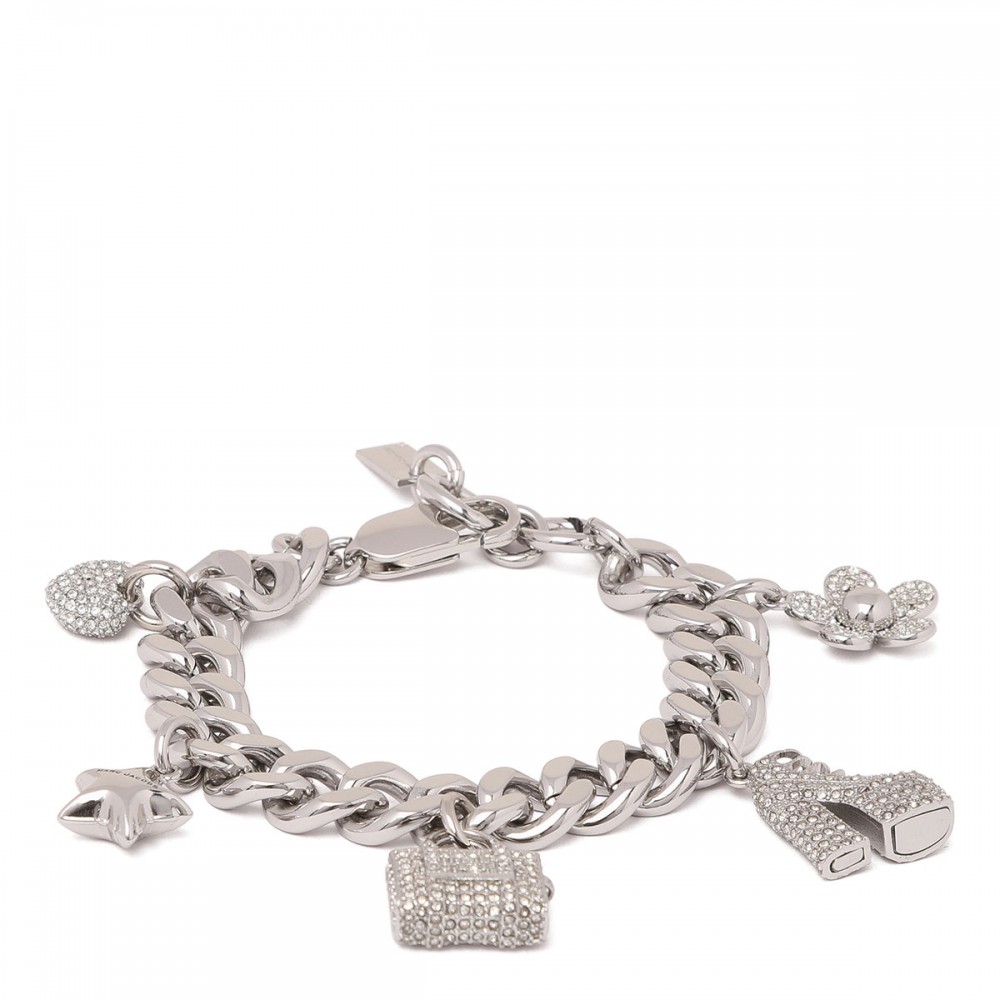 The Pave Mini Icon Charm bracelet