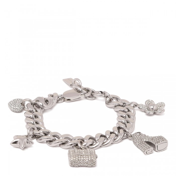 The Pave Mini Icon Charm bracelet