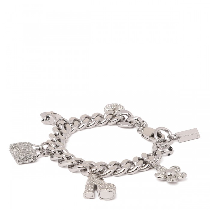 The Pave Mini Icon Charm bracelet