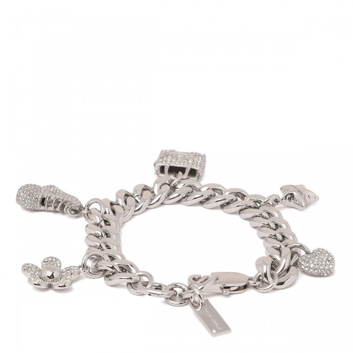 The Pave Mini Icon Charm bracelet