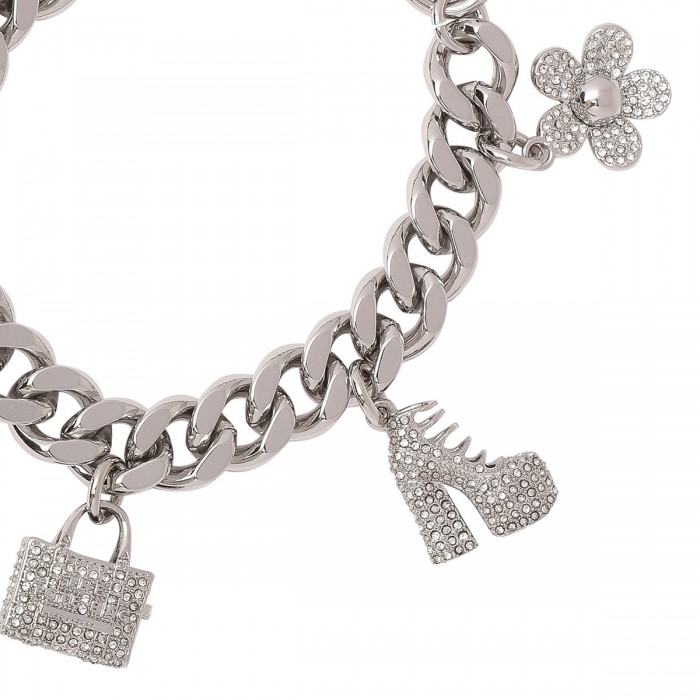 The Pave Mini Icon Charm bracelet