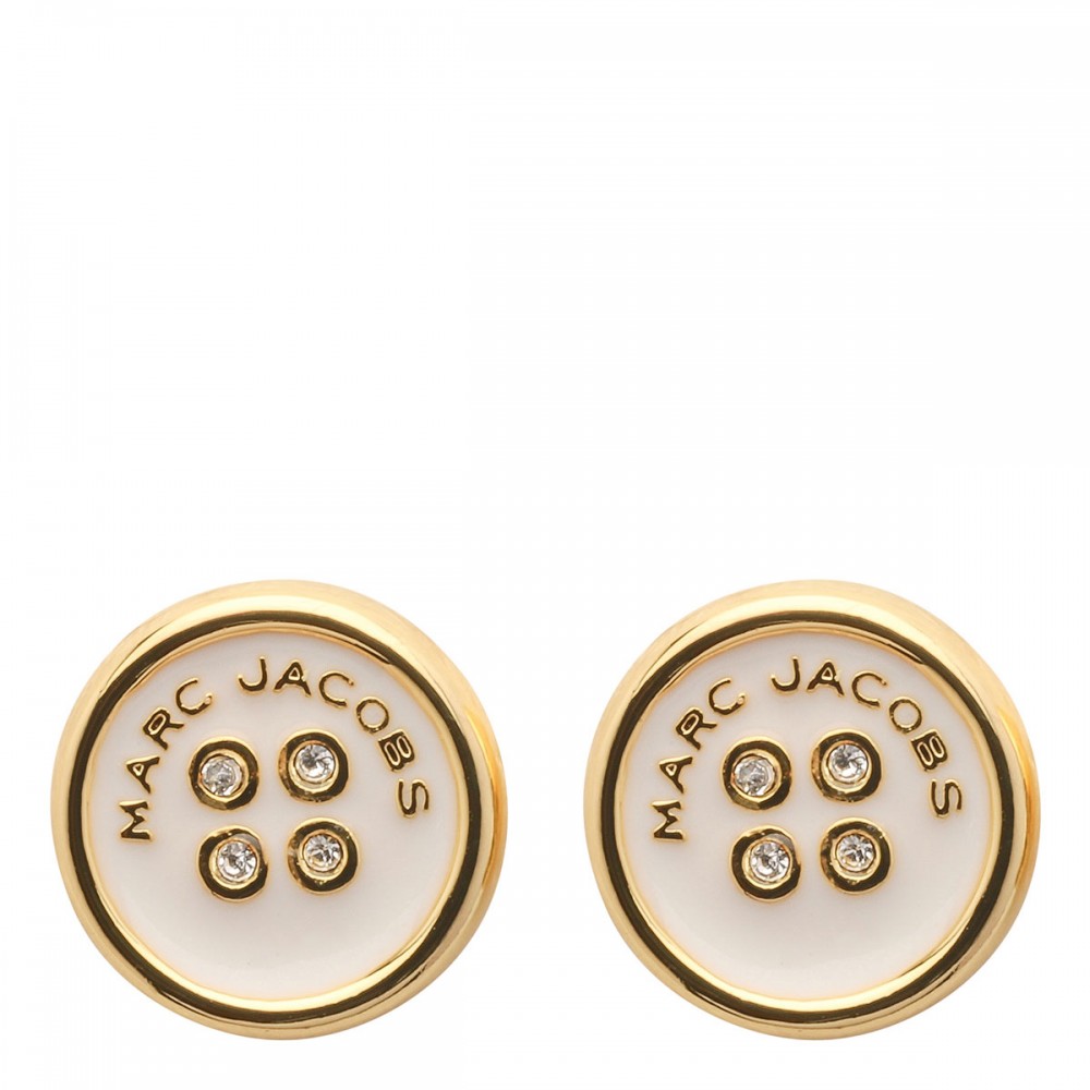 The Button stud earrings