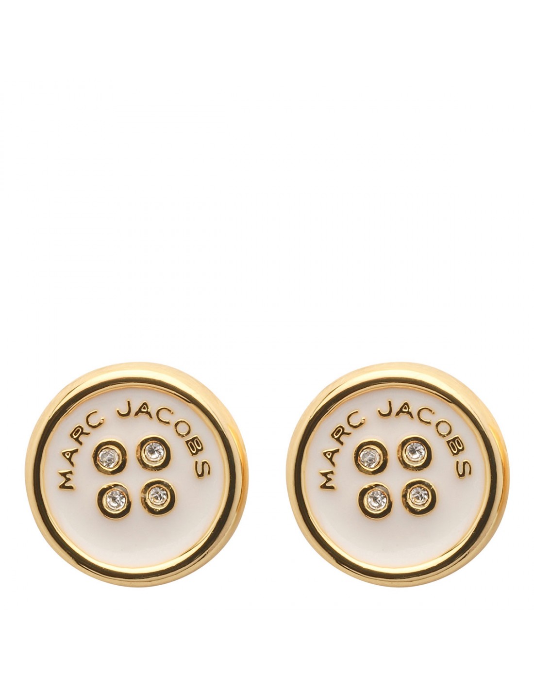 The Button stud earrings