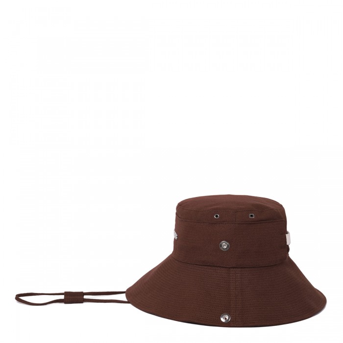 The de-Nîmes cotton bucket hat