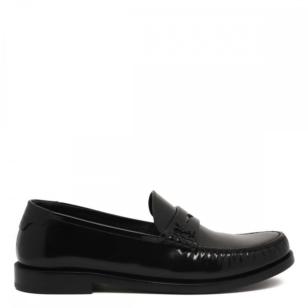 Le Loafer black slippers