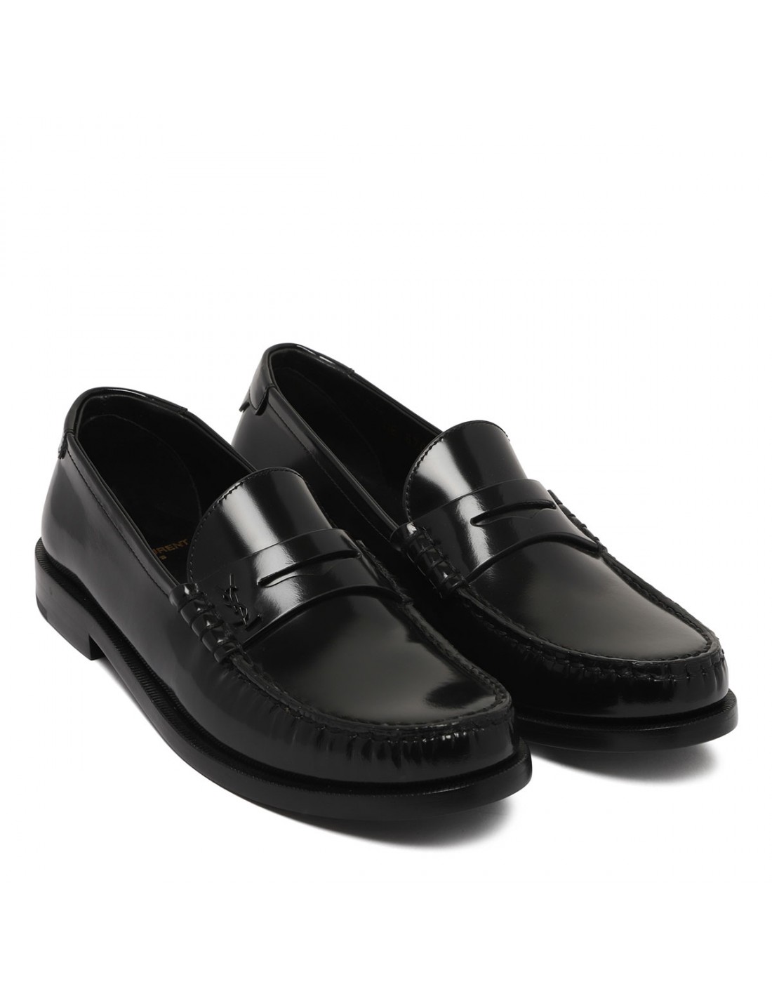 Le Loafer black slippers