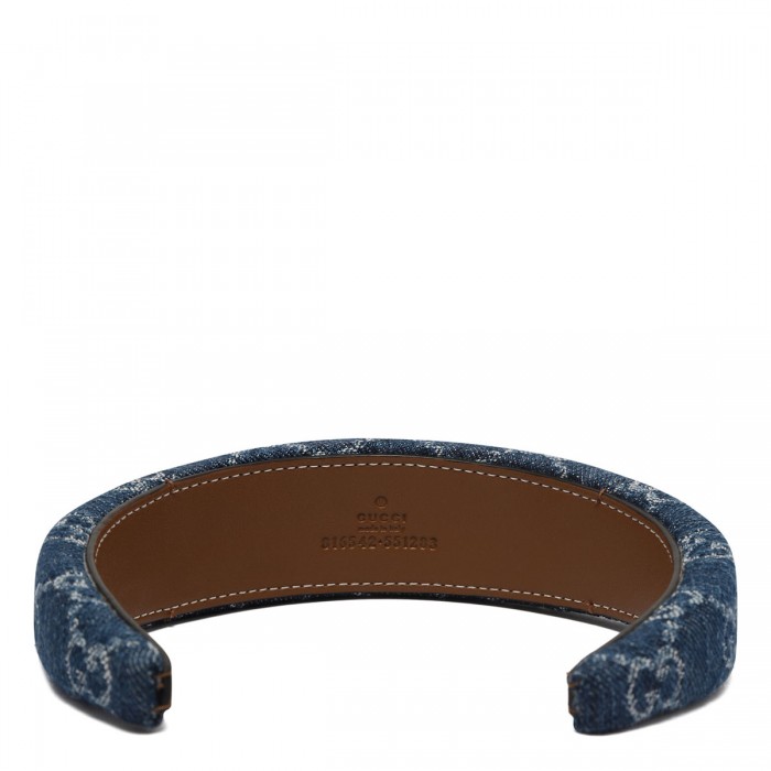 GG denim hairband