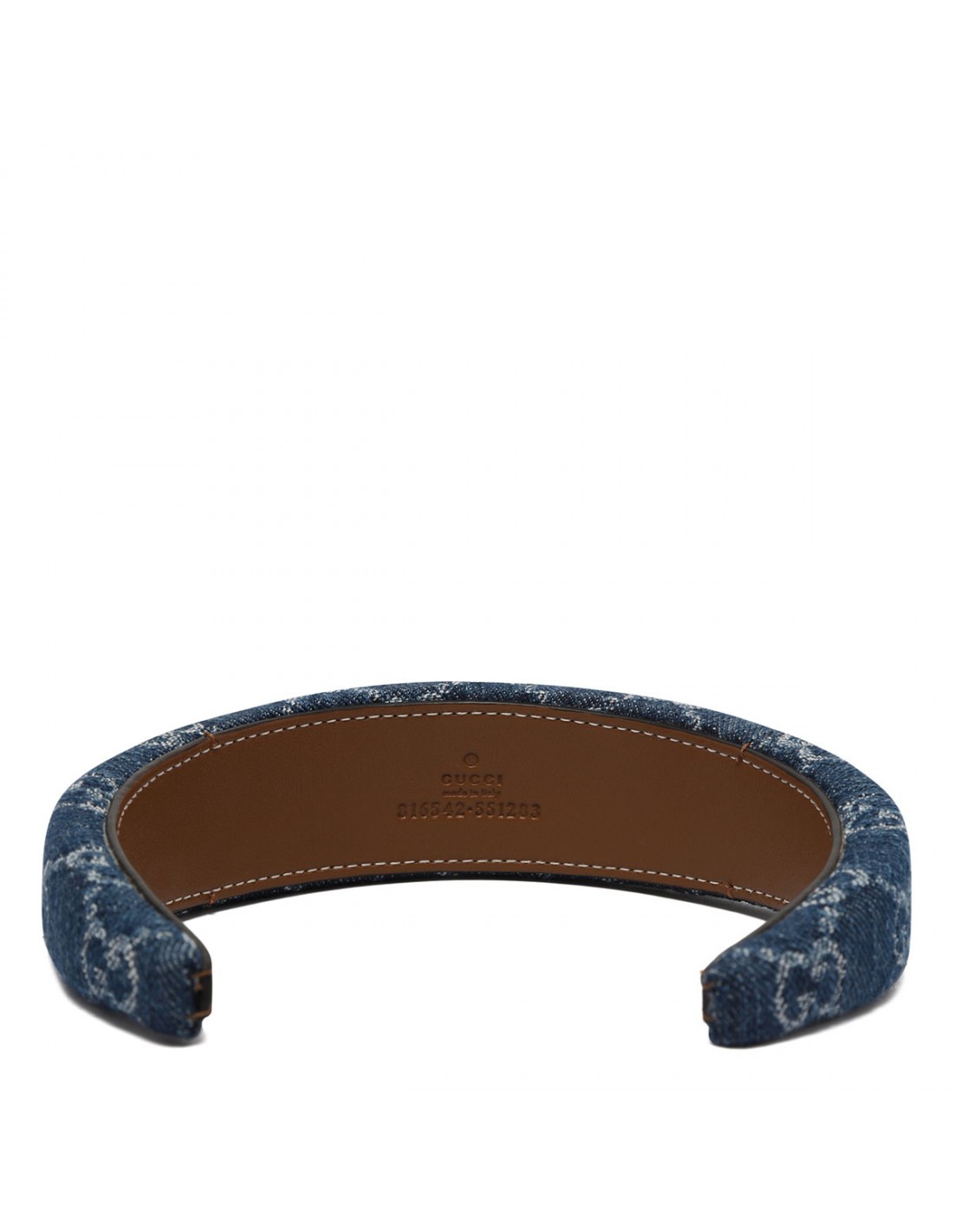 GG denim hairband