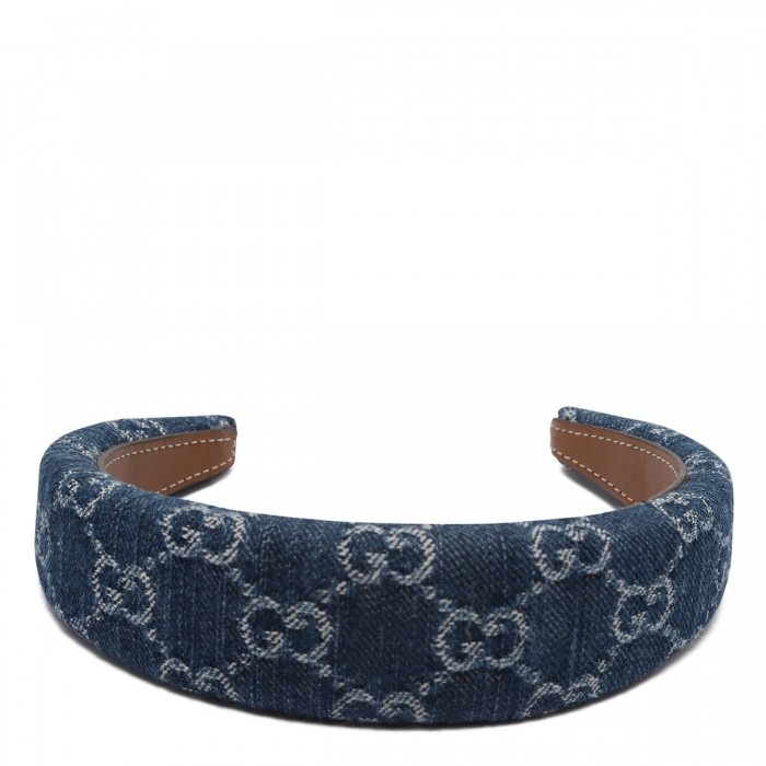 GG denim hairband