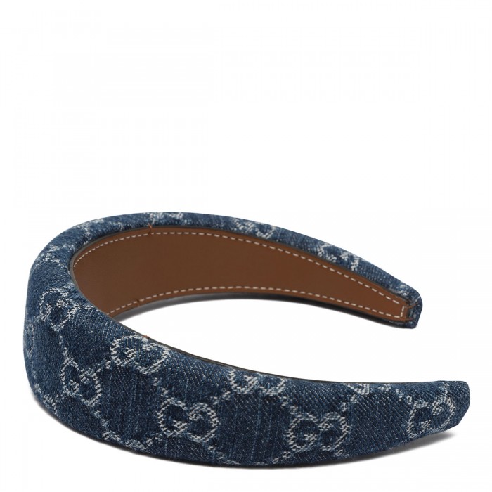 GG denim hairband