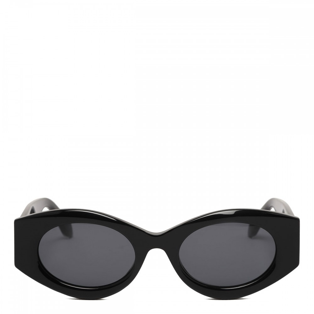 Oval-frame sunglasses