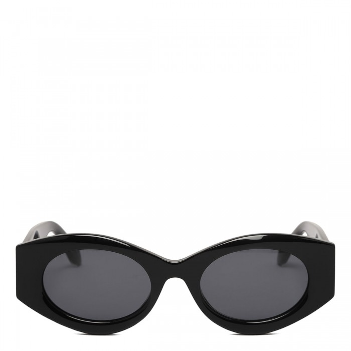 Oval-frame sunglasses