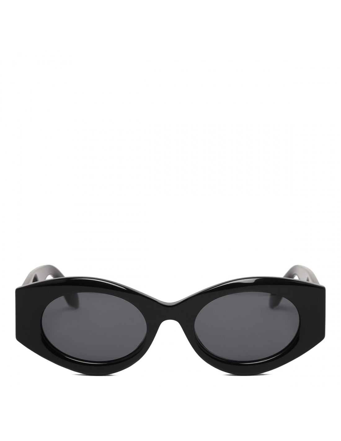 Oval-frame sunglasses