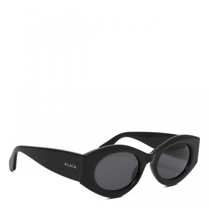 Oval-frame sunglasses