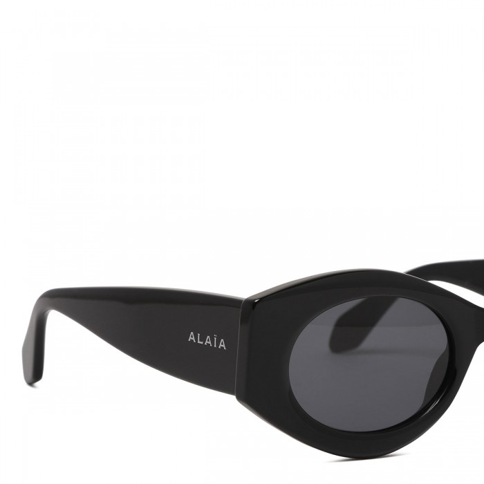 Oval-frame sunglasses