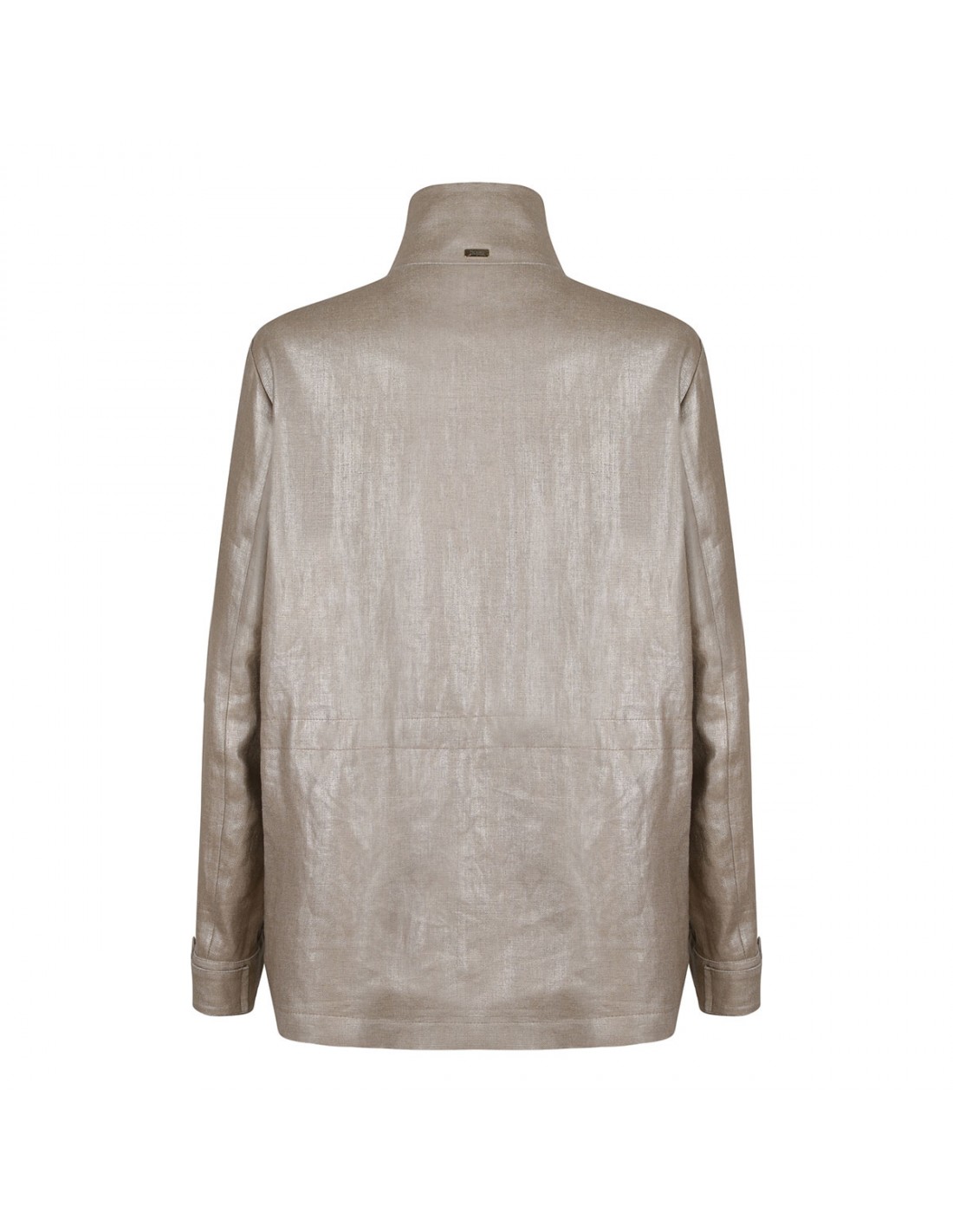 Iridescent linen jacket