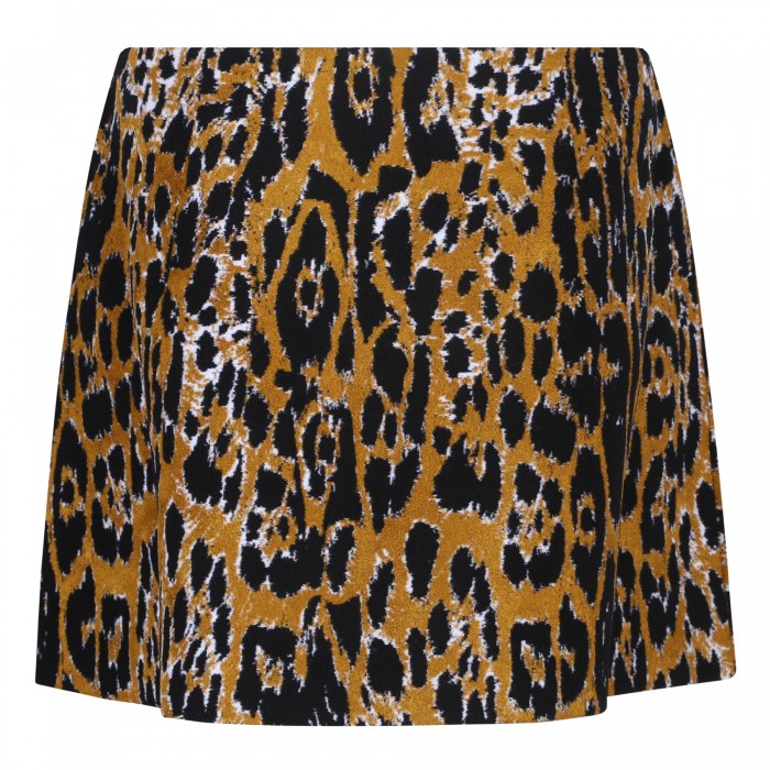 Jacquard mini skirt