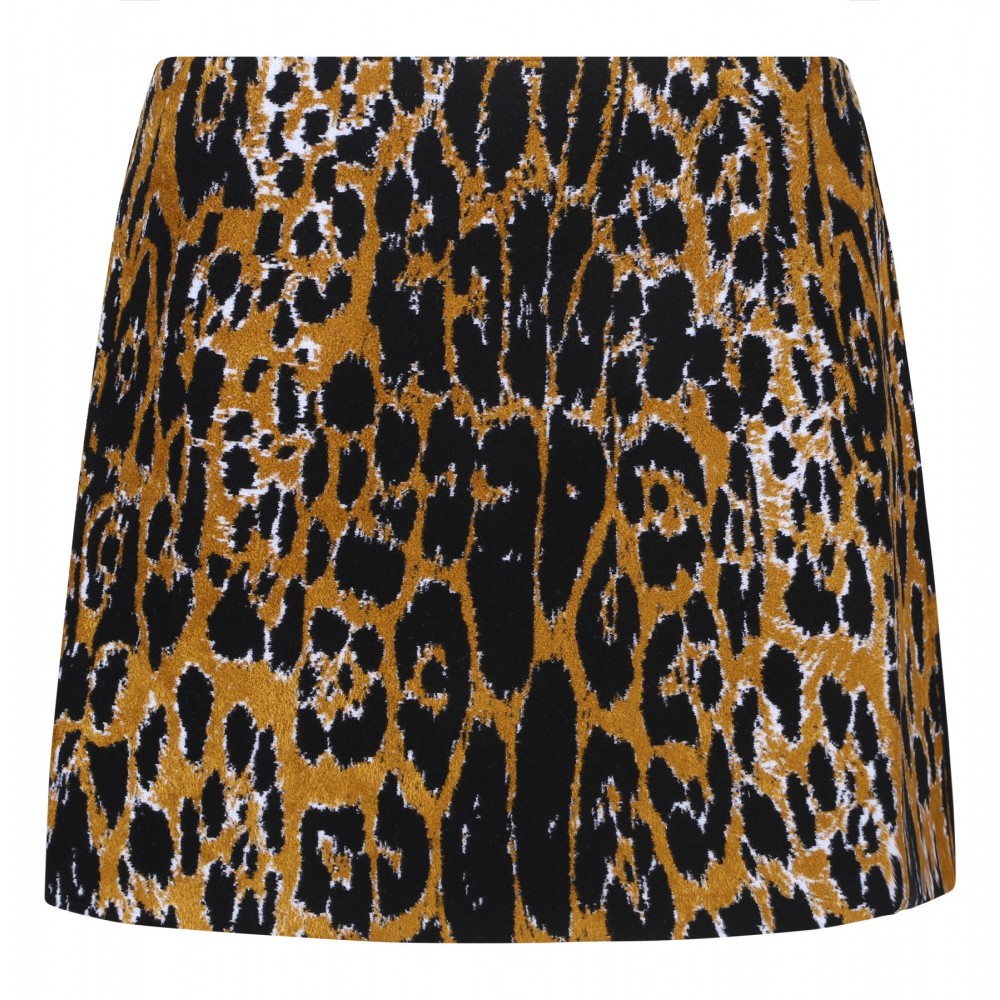 Jacquard mini skirt