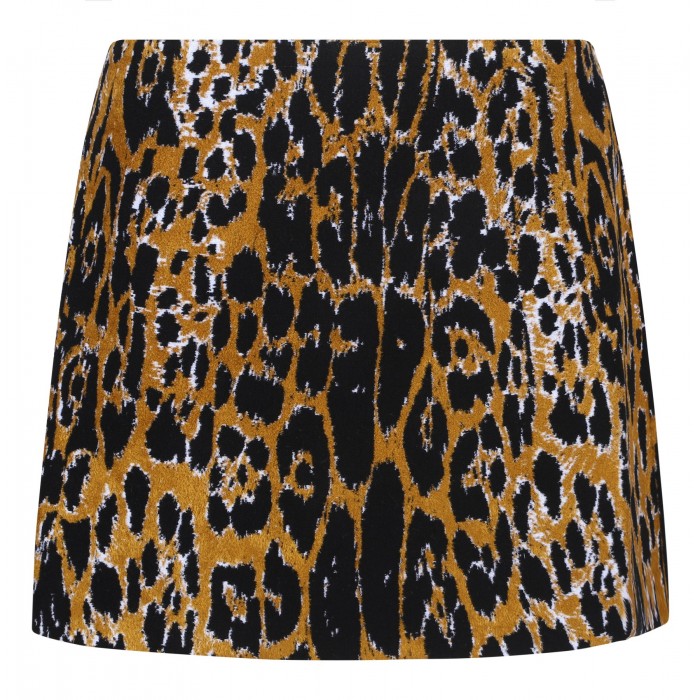 Jacquard mini skirt