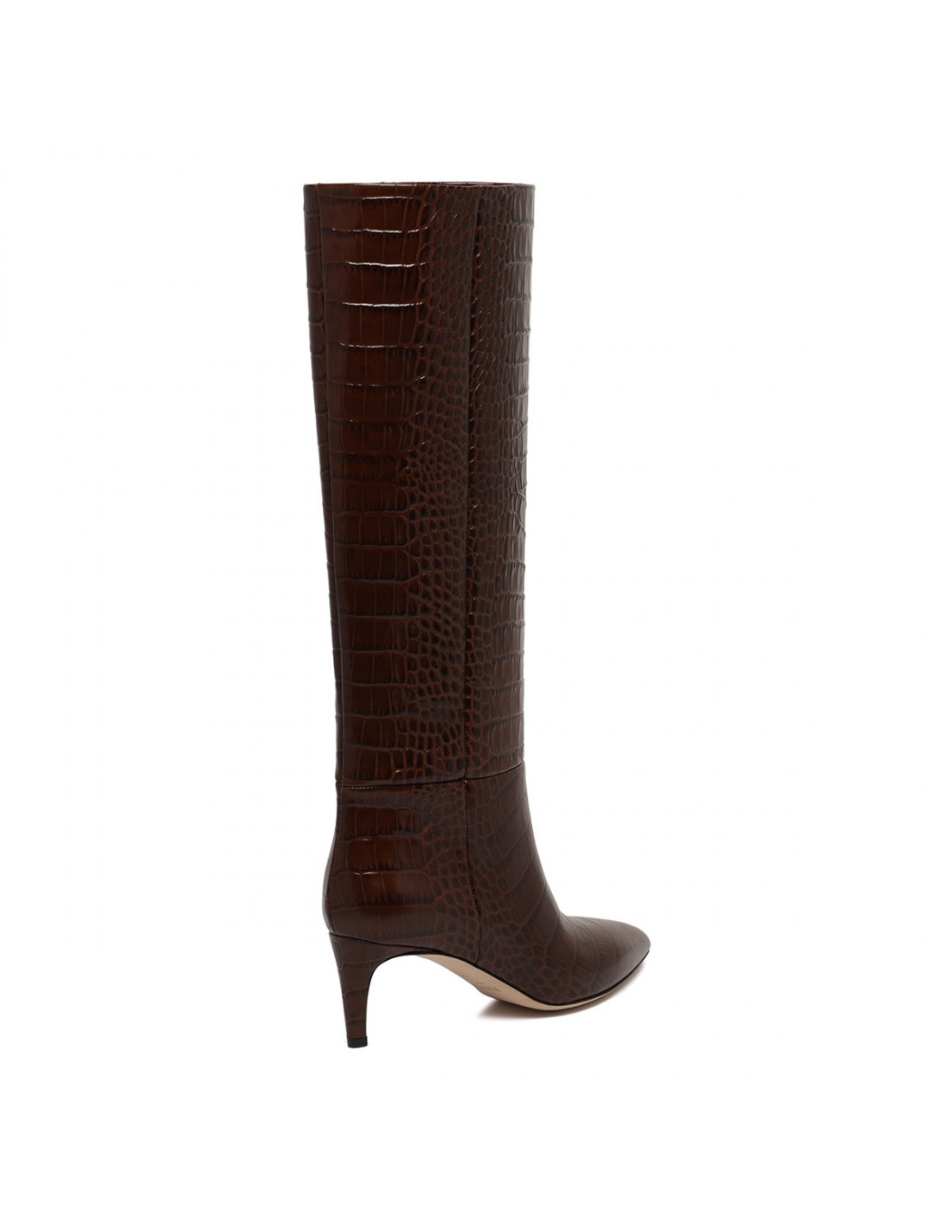 Stiletto leather boots