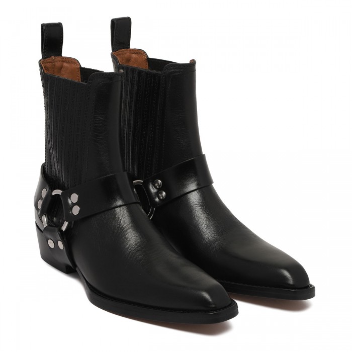 Helena black booties