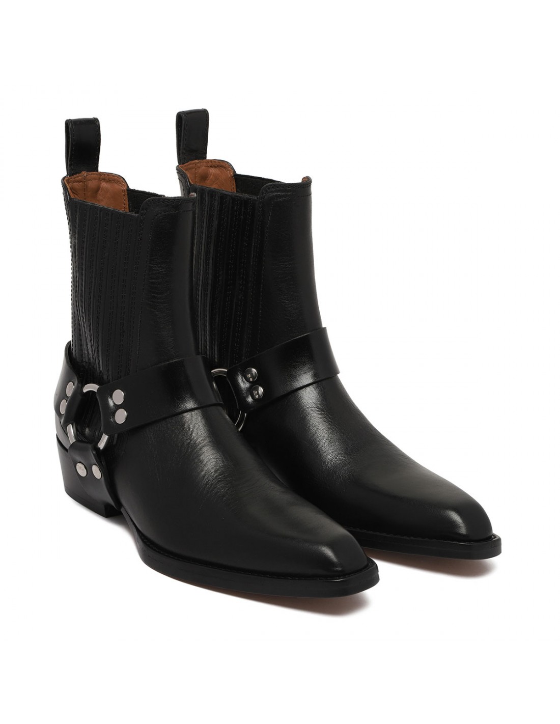 Helena black booties