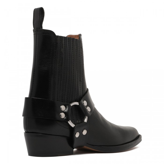 Helena black booties