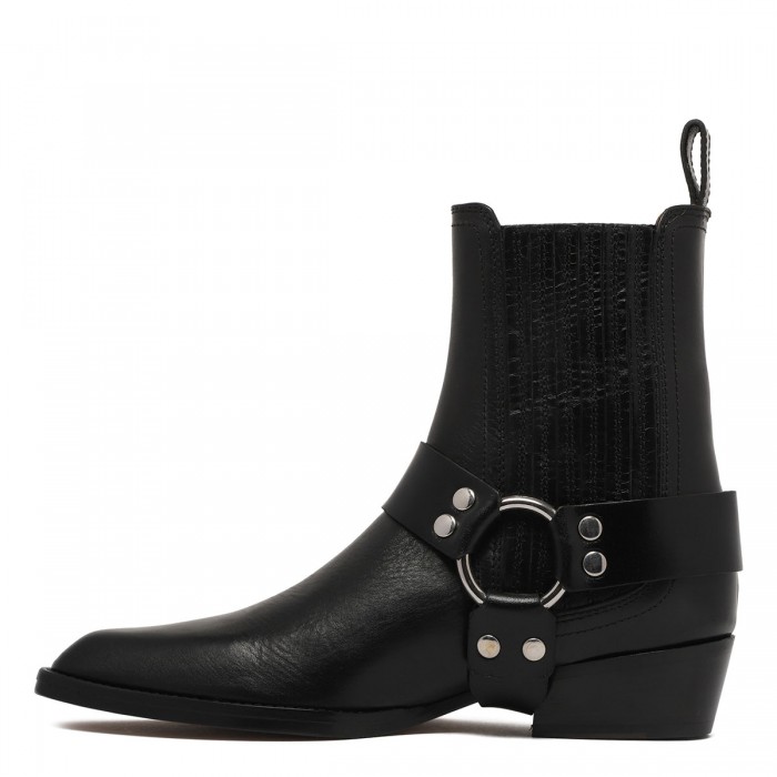 Helena black booties