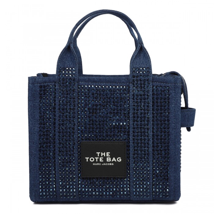 The Crystal Denim small tote