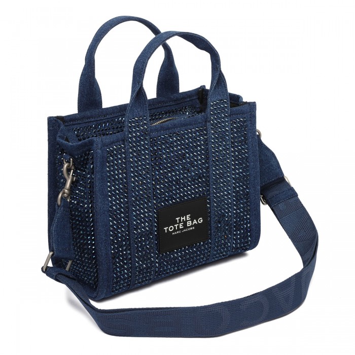 The Crystal Denim small tote