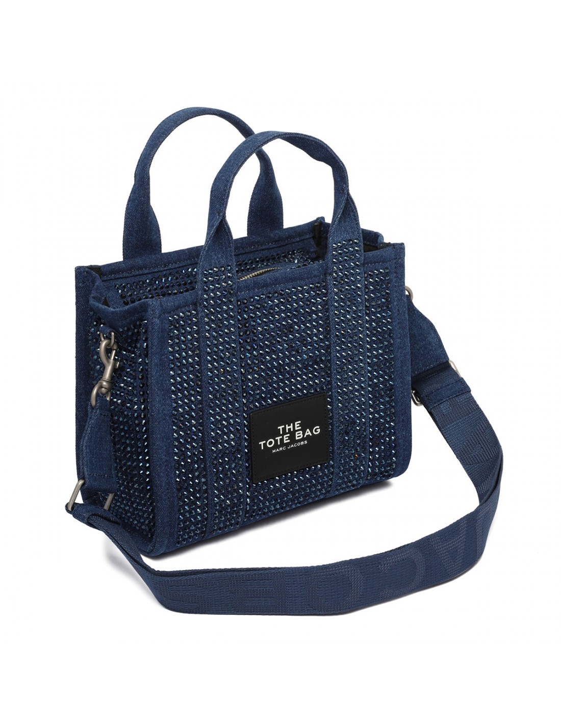 The Crystal Denim small tote