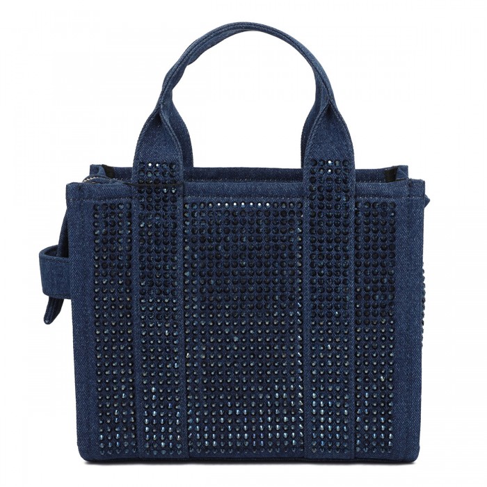 The Crystal Denim small tote