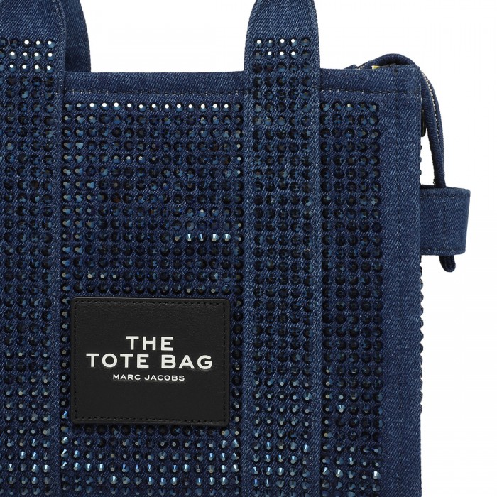 The Crystal Denim small tote