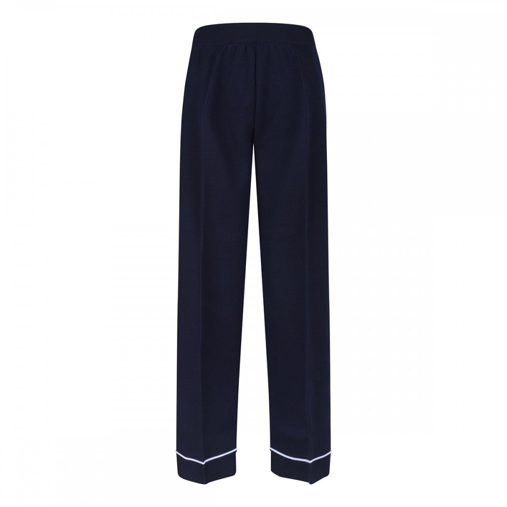 Navy blue wool pants