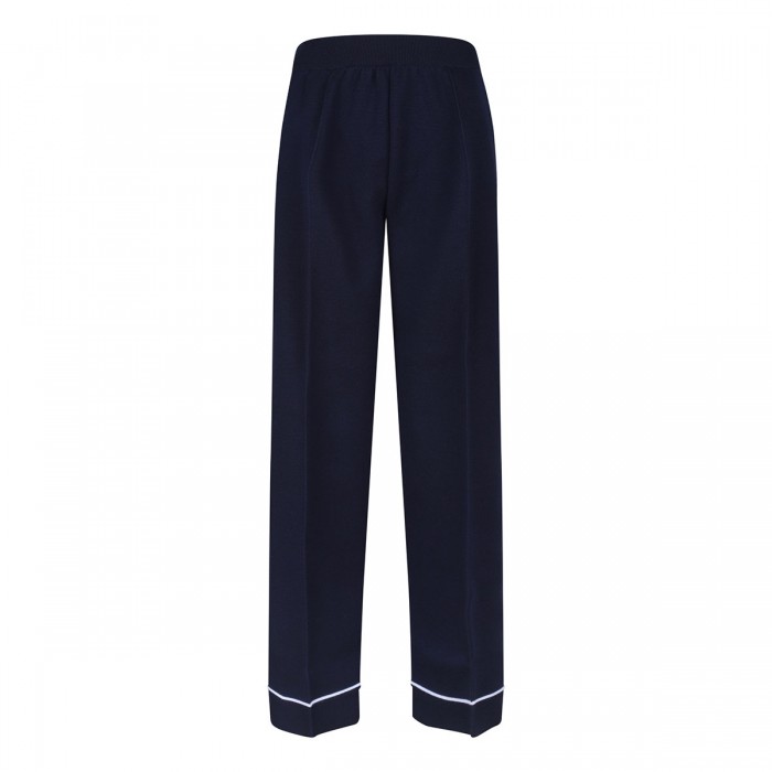 Navy blue wool pants